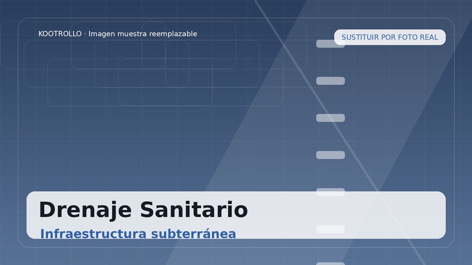 Drenaje Sanitario en Purísima de las Flores